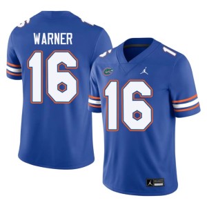 Limited Mens Royal Aidan Warner #16 University of Florida Gators Jerseys 217057-251