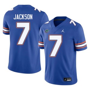 Stitched Amir Jackson Royal #7 Men's UF Jersey 197051-752