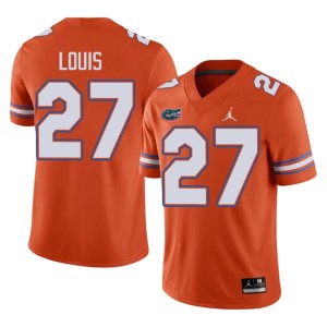 Football Men Byron Louis University of Florida Gators Orange #27 Jersey 968112-178