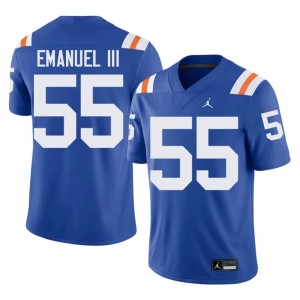 2026 Men Charles Emanuel III UF #55 Royal Alternate Jerseys 656628-220