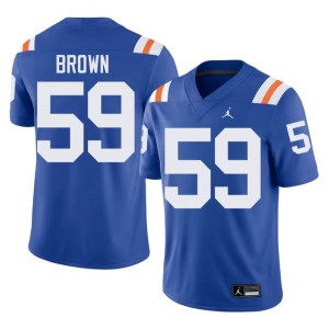 Official #59 Royal Men UF Gators Alternate Corey Brown Jerseys 232737-950