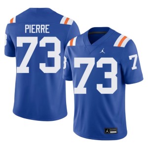 High School Royal Daniel Pierre Louis Alternate Men's #73 Gator Nation Jersey 249780-645