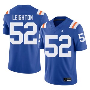 NCAA Men's #52 UF Gators Dylan Leighton Royal Alternate Jersey 177135-842