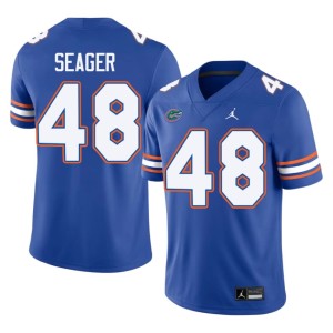 Stitched Men's Royal Erich Seager Florida #48 Jerseys 397959-914