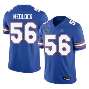 Stitched Gator Nation Mens Royal Jahari Medlock #56 Jerseys 843381-267