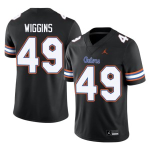 2026 Gator Nation Black #49 Jalen Wiggins Men Jersey 307044-466