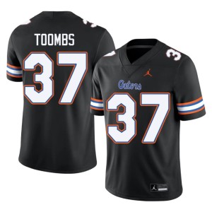Embroidery Mens Florida Javion Toombs Black #37 Jerseys 414614-168