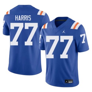 Embroidery Mens Alternate #77 Gator Nation Royal Knijeah Harris Jersey 423379-941