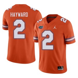 Official #2 Gators Lagonza Hayward Men's Orange Jerseys 549013-183