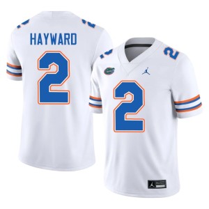Official Mens Lagonza Hayward #2 Florida White Jerseys 494468-321