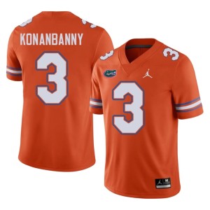 High School University of Florida Gators Men Onis Konanbanny #3 Orange Jerseys 893509-113