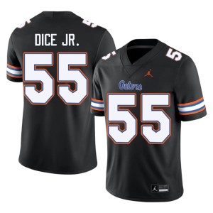 High School Black TJ Dice Jr. #55 UF Gators Mens Jerseys 984441-635
