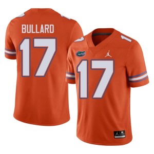 Embroidery Titus Bullard #17 Orange Men Florida Jersey 520153-874