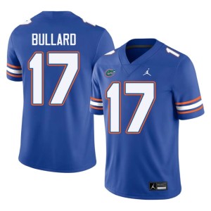 Stitched Men's Titus Bullard Gator Nation Royal #17 Jerseys 180571-330