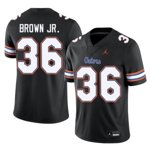 Replica Gators #36 Men's Vincent Brown Jr. Black Jersey 123295-618