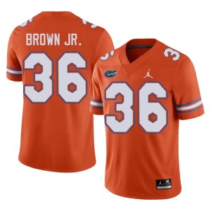 College Orange Vincent Brown Jr. Gator Nation Men's #36 Jersey 823826-749