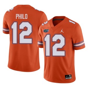 Limited UF Gators #12 Orange Aaron Philo Men Jersey 905747-925
