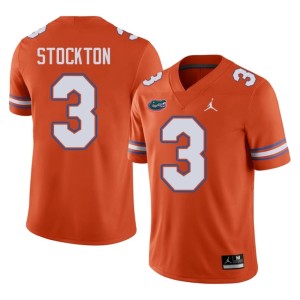 NCAA Men's Orange #3 Bailey Stockton Gator Nation Jersey 794085-505