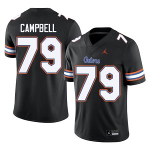 College #79 Mens University of Florida Chancellor Campbell Black Jerseys 256443-364