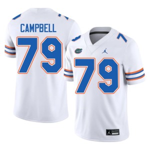 Official White Gator Nation Mens #79 Chancellor Campbell Jersey 150845-415