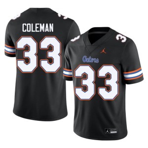 Embroidery Black Men #33 DJ Coleman Florida Jersey 850796-205