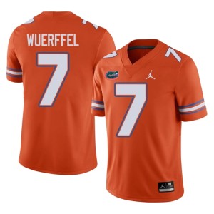 2026 Danny Wuerffel Florida #7 Men Orange Jerseys 159271-326
