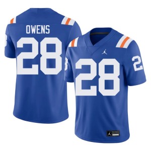 University #28 Alternate Men's Royal Florida Elijah Owens Jersey 646618-547