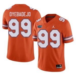 Embroidery #99 Florida Orange Emmanuel Oyebadejo Men's Jerseys 246463-749