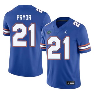 2026-27 University of Florida Royal #21 Men Evan Pryor Jersey 558057-944