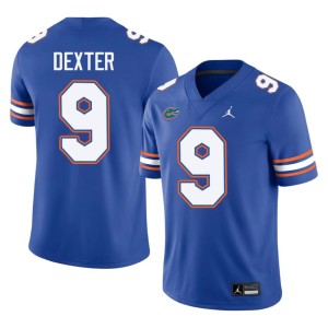 Stitched Men's Gervon Dexter UF Royal #9 Jerseys 595800-928