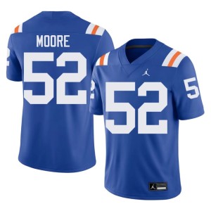 Alumni Royal Alternate #52 Men Harrison Moore UF Jersey 295385-350