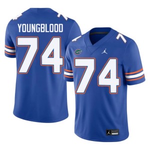 Game Men #74 Gator Nation Royal Jack Youngblood Jersey 822281-766