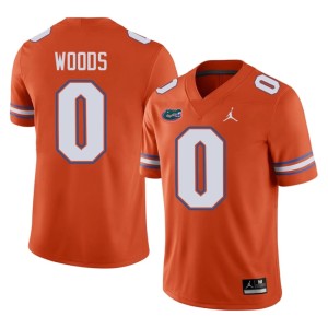 College Florida #0 Orange Jayden Woods Mens Jerseys 775012-273