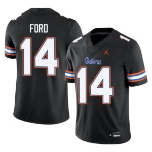 Replica #14 Mens Gator Nation Black KJ Ford Jerseys 655289-134