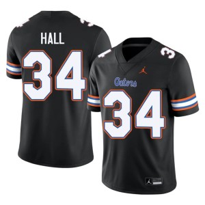 Official Gators Men #34 Kaiden Hall Black Jersey 638893-569