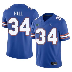 Alumni Kaiden Hall #34 University of Florida Royal Men Jersey 122720-537