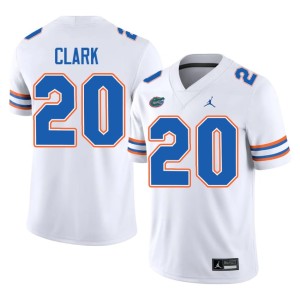 University #20 White University of Florida Gators Men Kanye Clark Jerseys 628980-978