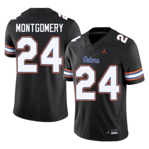 Embroidery University of Florida Gators London Montgomery Black #24 Men Jerseys 151325-106