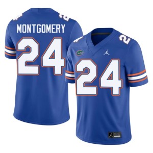 Game University of Florida #24 Royal Mens London Montgomery Jerseys 495366-292