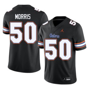 High School #50 Malik Morris UF Men Black Jerseys 479260-381