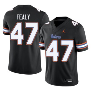 University Black #47 Florida Miller Fealy Men's Jersey 576652-125