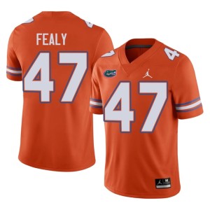 Replica #47 University of Florida Gators Mens Miller Fealy Orange Jersey 955538-266