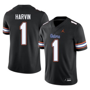 Embroidery Black #1 Florida Gators Men's Percy Harvin Jerseys 553292-510