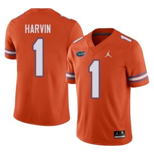 NCAA Orange Men Percy Harvin UF Gators #1 Jerseys 992095-322