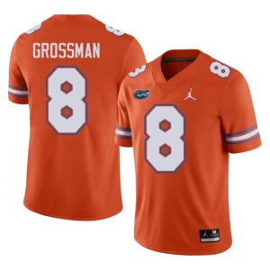 NCAA Rex Grossman UF Men's Orange #8 Jersey 545267-163