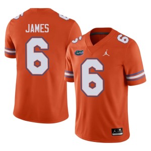 2026 #6 Orange Florida Gators Shemar James Mens Jerseys 304062-519
