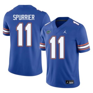 Stitched Men Royal #11 Steve Spurrier Florida Jersey 446920-740