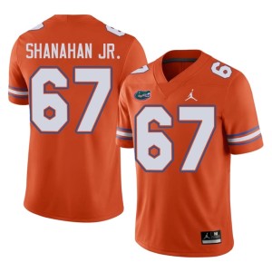 Football Florida Orange Men's TJ Shanahan Jr. #67 Jerseys 110894-982