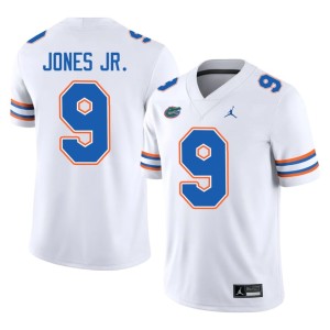 Player Tramell Jones Jr. UF Mens White #9 Jersey 179294-200
