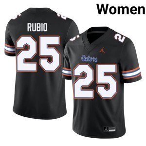 Alumni #25 Black Gator Nation Anthony Rubio Women Jerseys 393815-431